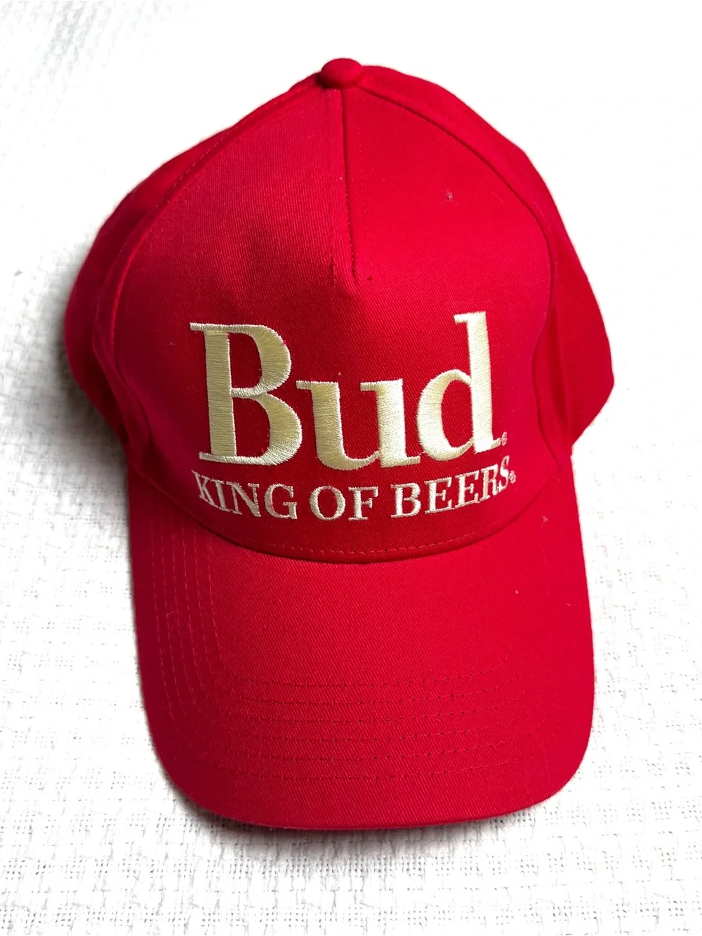 Budweiser x PacSun King of Beers Red Snapback Hat BBQ Cap